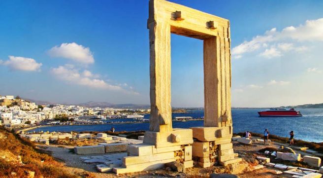 Portara Gate Naxos Island Greece